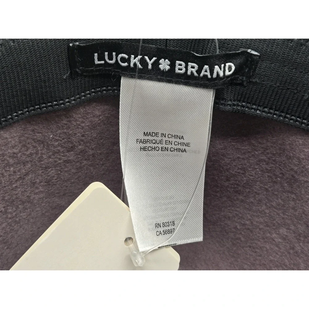 Lucky Brand Wool Wide Brim Ranger Hat Gray One‎ Size New NWT